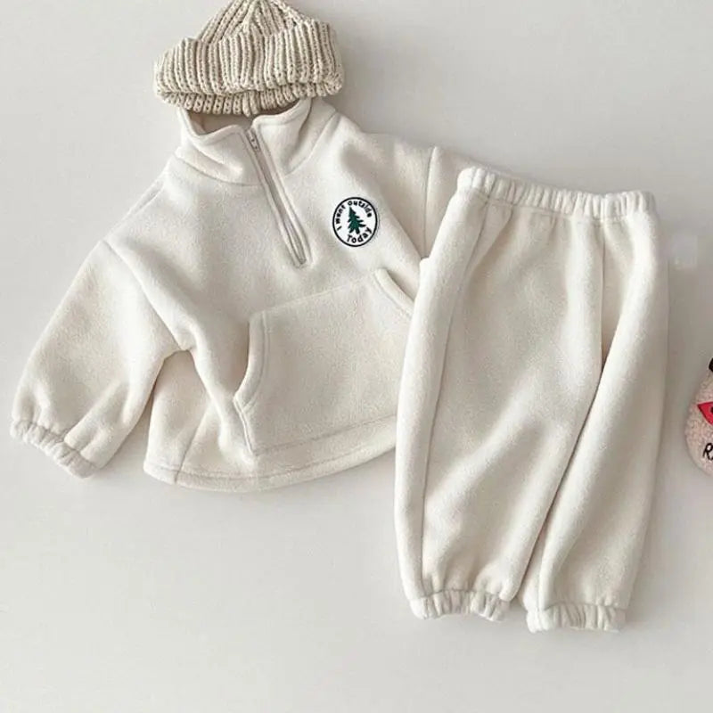 Baby Boys Clothing Sets Children Thicken Sweatshirt Kids