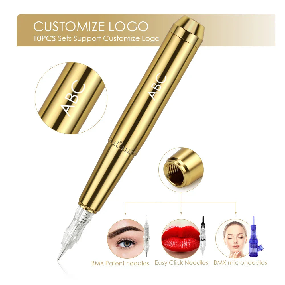 BMX Permanent Makeup Machine with Needles Cartridges Motor