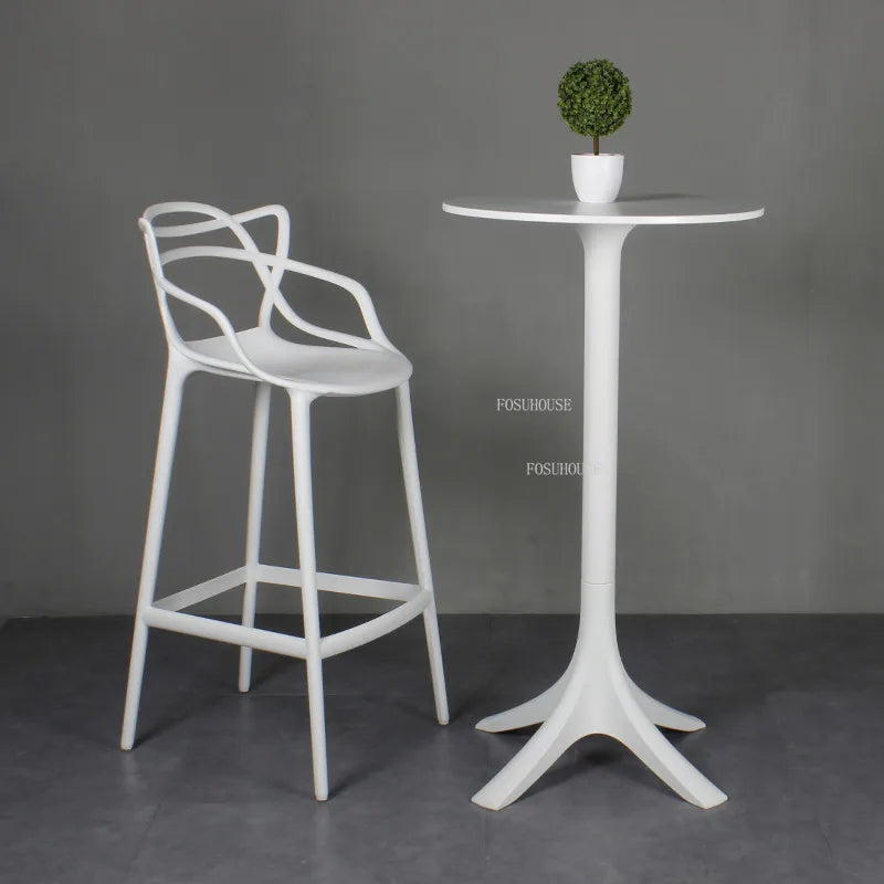 European Bar Chairs for Kitchen Back Bar Stool