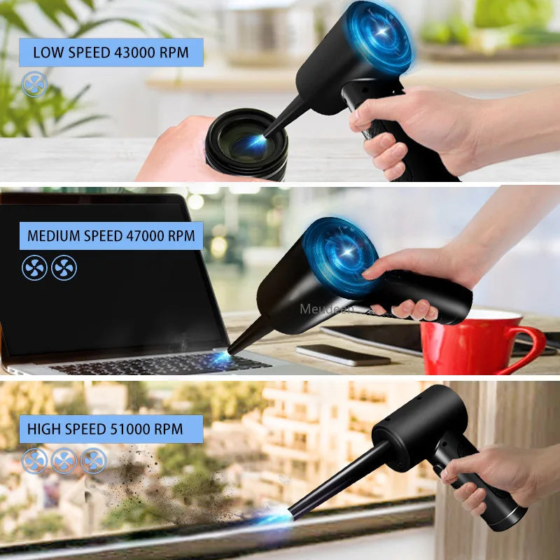 Cordless Air Duster Blower Multi-Use Portable Compressed Air
