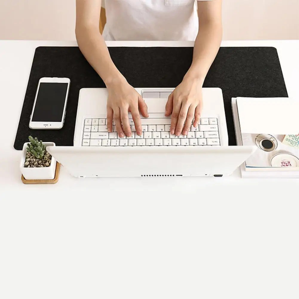 Large Office Computer Desk Mat Modern Table Keyboard