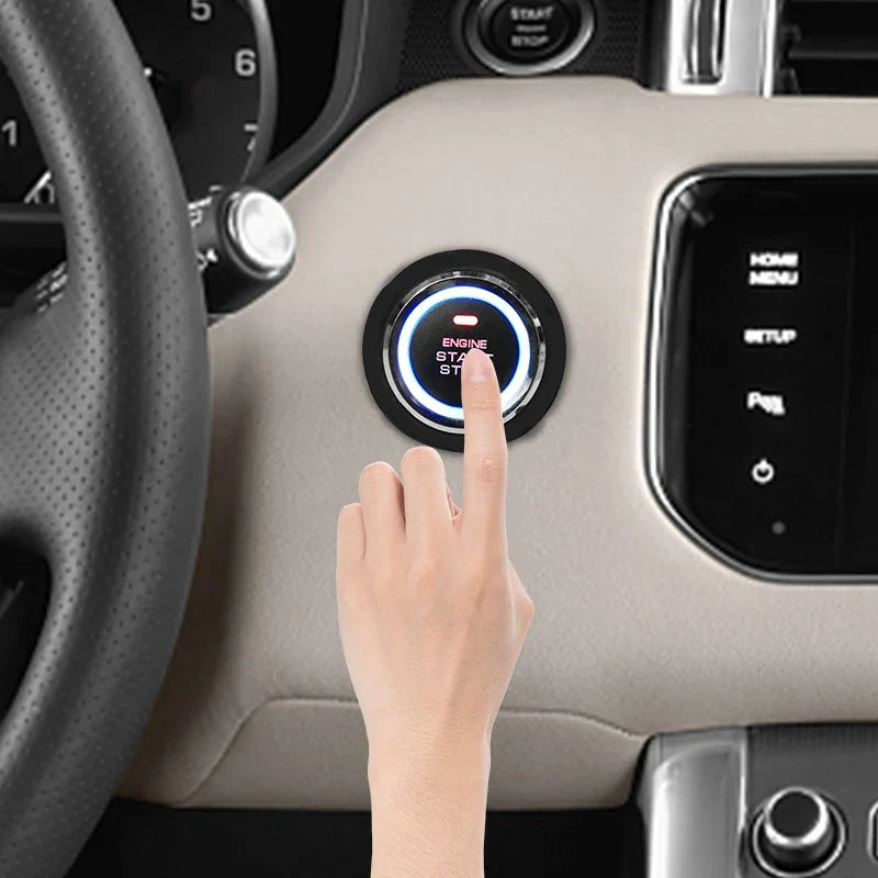 Car lock one key start RFID one key
