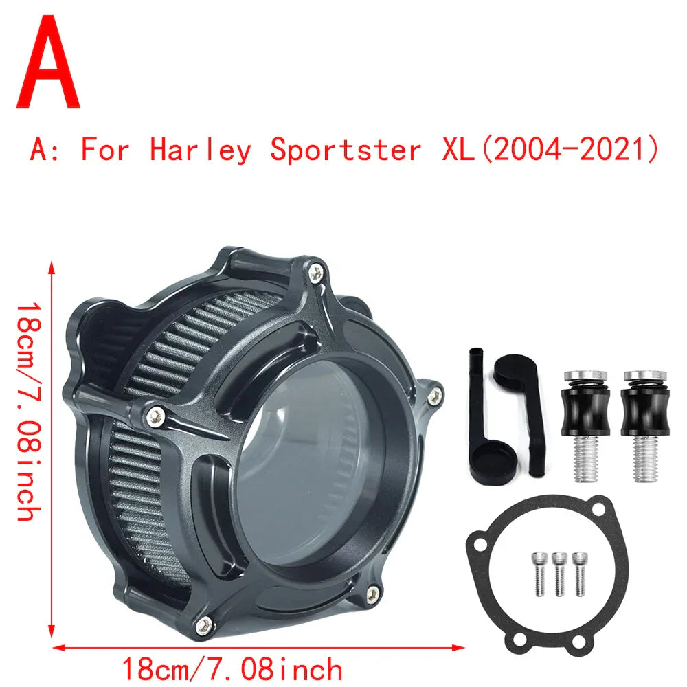 RSD Turbine Clarion Air Cleaner Matte Black Intake
