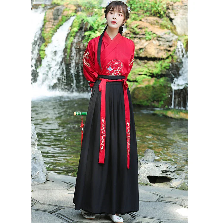 Japanese Vintage Kimono Samurai Cosplay Clothing Woman Man