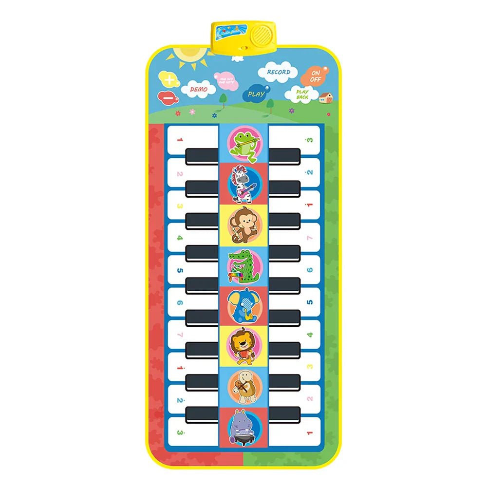 Kids Musical Piano Mat Duet Keyboard Play Mat