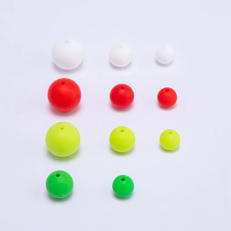 Bopoobo 200Pcs Silicone Beads Baby Teething Food Grade