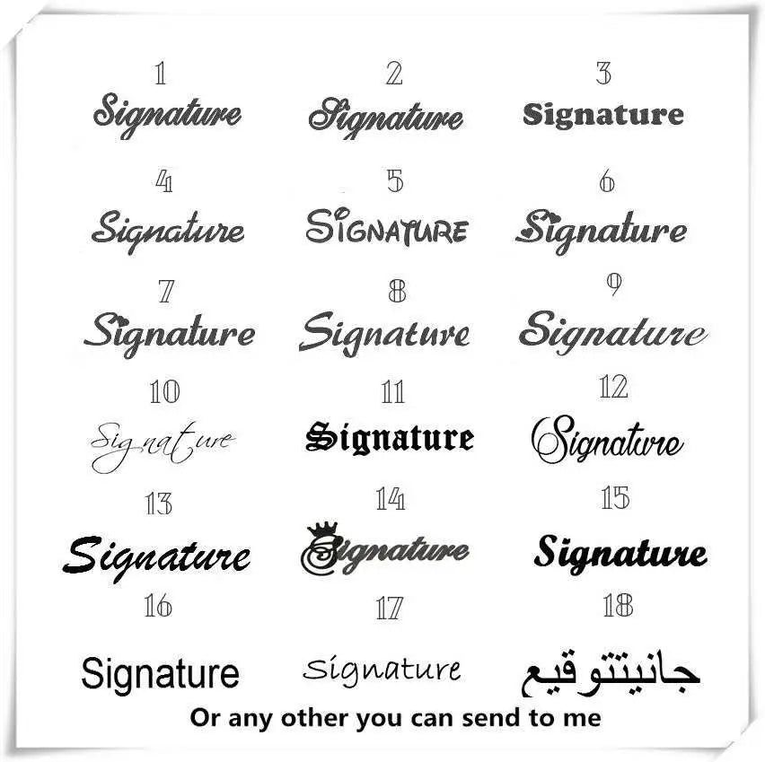 Custom Name Initials Logo Cufflinks Studs Stainless Steel