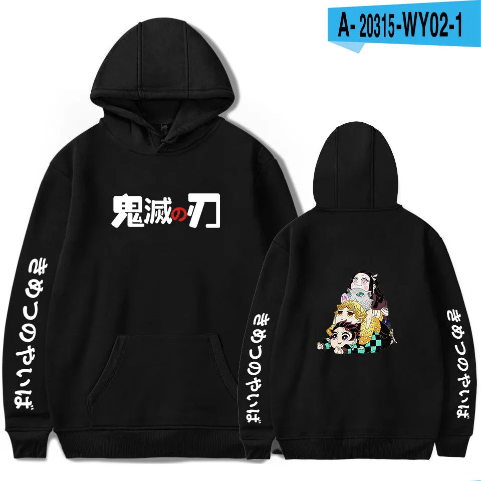 Anime Hoodie Demon Slayer Oversized Hoodies Sweatshirts Men/Womens