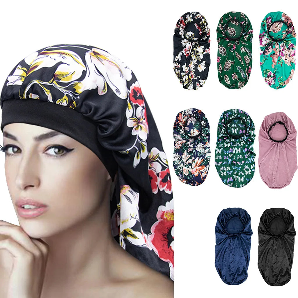 Long Tail Hat NewLady Hair Silk Hat Hairdressing