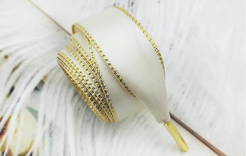 1.6cm Wide Doublesided Ribbon Satin Fashion Shoelace Creative