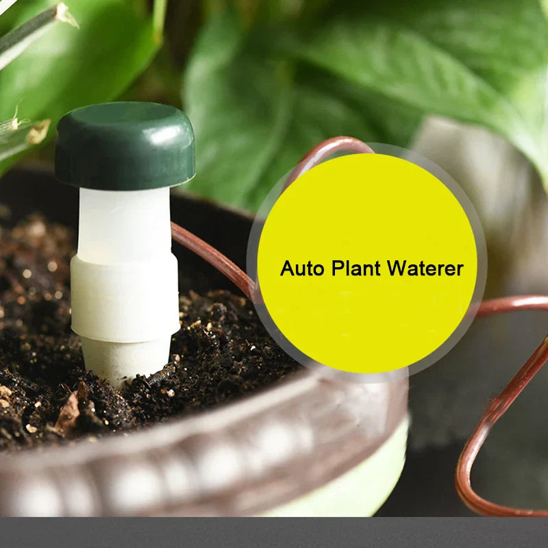 Watering Stakes,10 Pack Indoor Automatic Drip Watering System