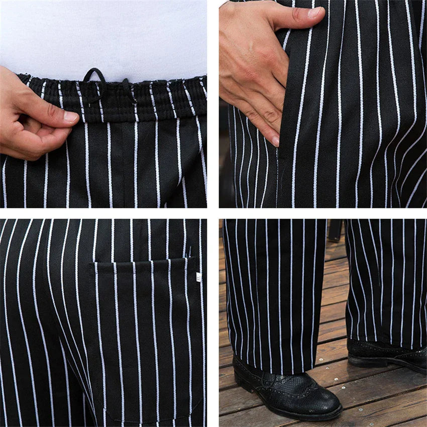 Hotel Cook Waiter Pants Cookchef Work Clothes Restaurant
