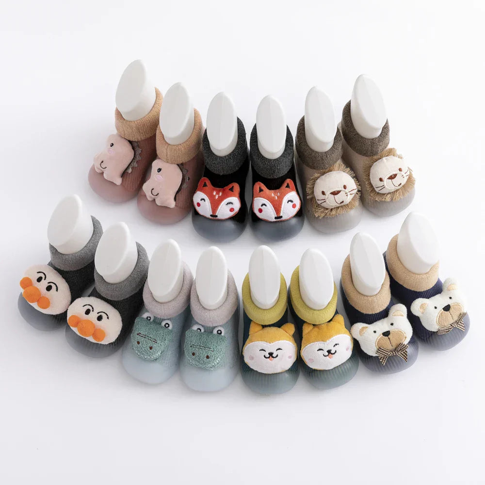 baby sock shoes for winter thick cotton animal