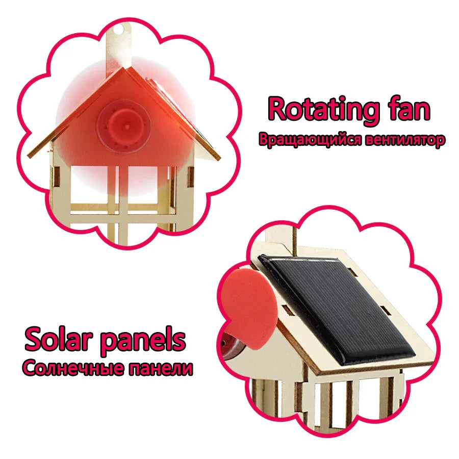 Solar Toy for Boy Windmill Science Toy DIY