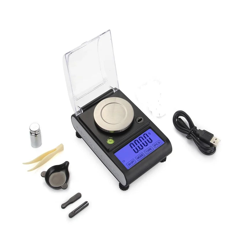 50g 0.001g Digital Electronic Scale 0.001g Precision Touch