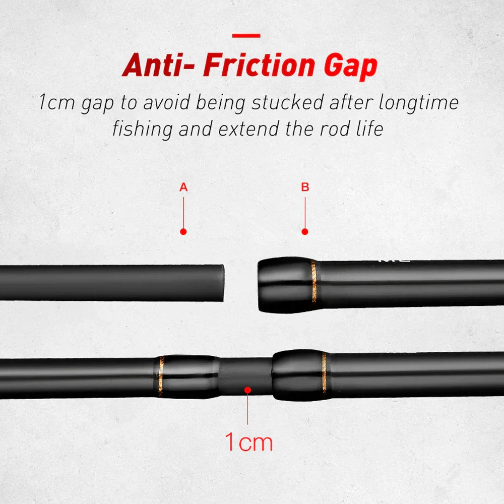 JOHNCOO VIVID UL/L M/ML Spinning Rod Solid Tip