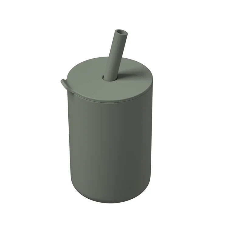 TYRY.HU Baby Feeding Straw Cup Baby Cartoon Learning