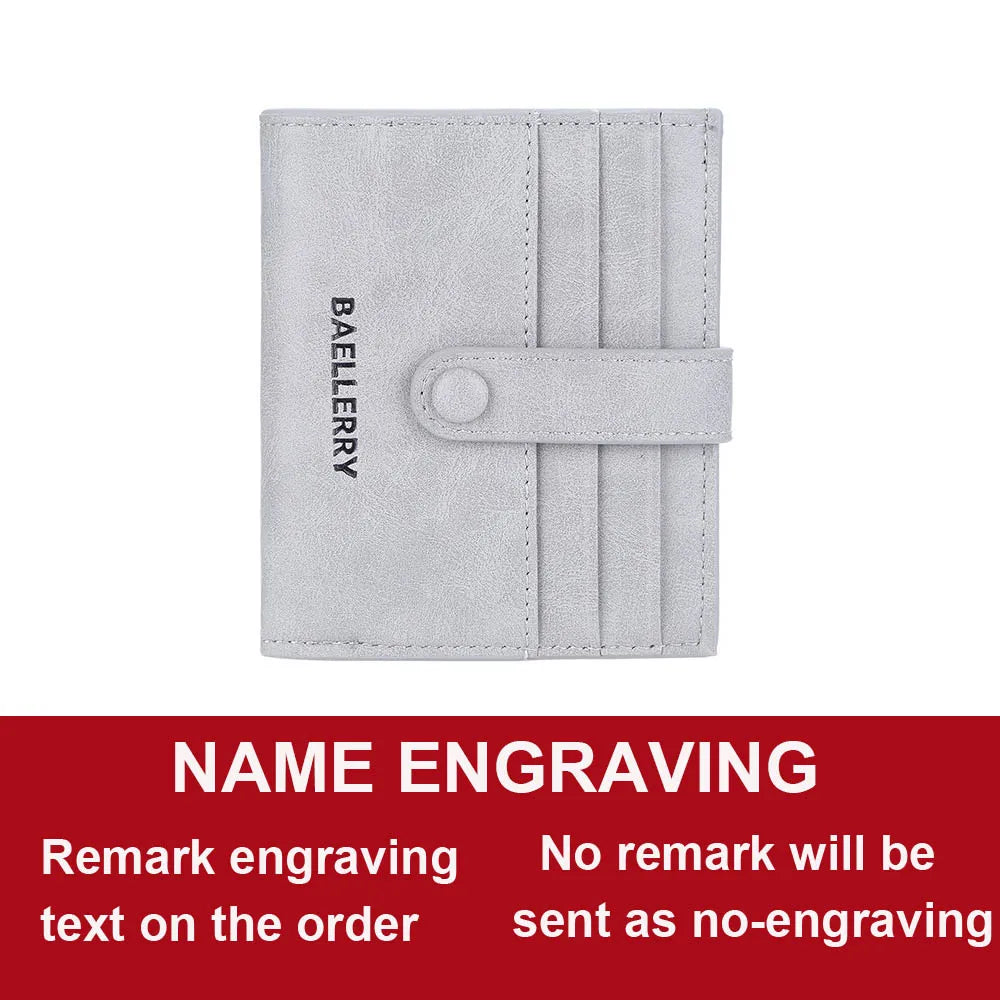 2022 Mini Men's Card Wallet – Customized PU Leather with 14 Card Holders