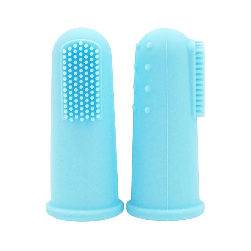 Chenkai 30PCS Baby Soft Finger Toothbrush BPA Free