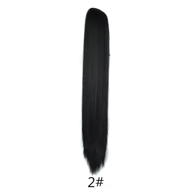22inch Claw Clip On Ponytail Hair Extension Synthetic