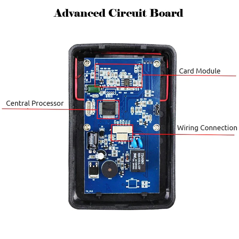 125KHz RFID Access Control Keypad EM Card Reader