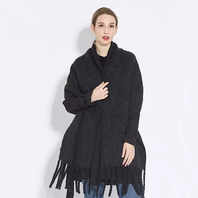 Free Shipping 2023 Winter Plaid Vintage Scarf Women