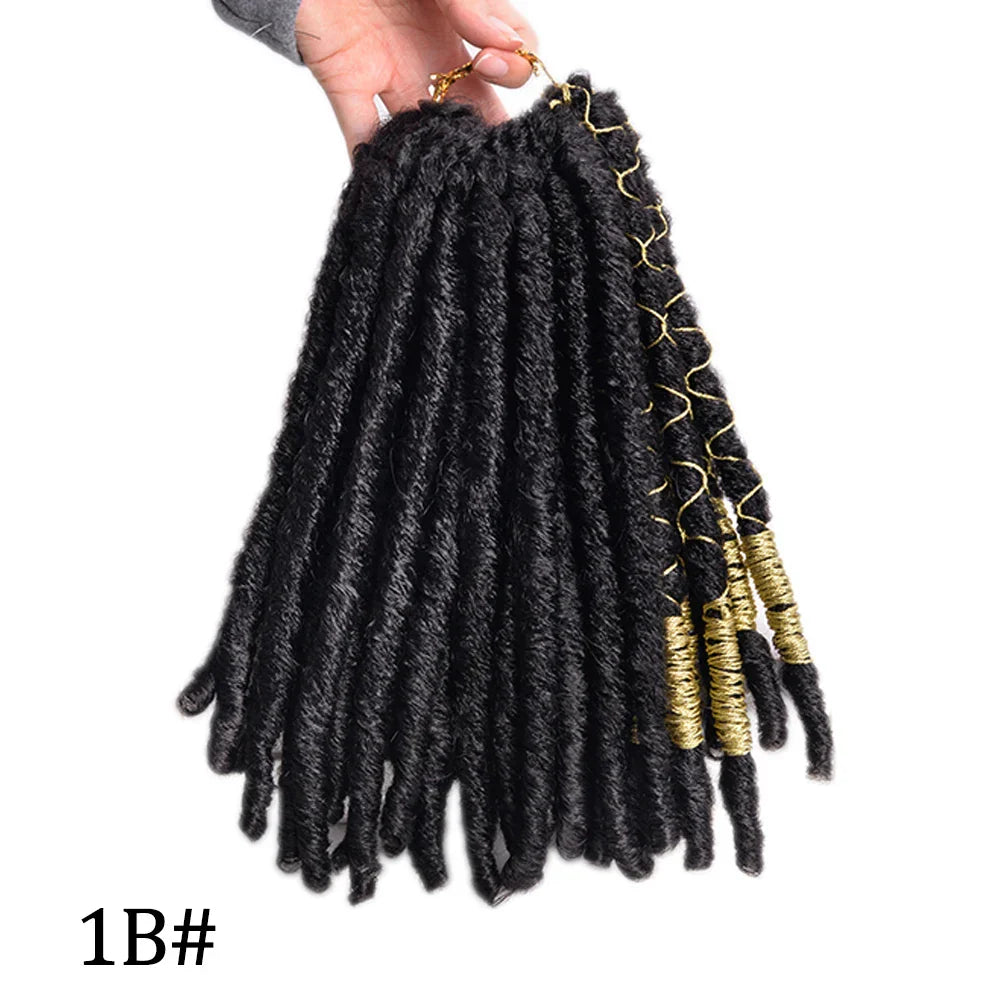 LUOYUDU Crochet Hair Dreadlocks Faux Locs Braiding Hair