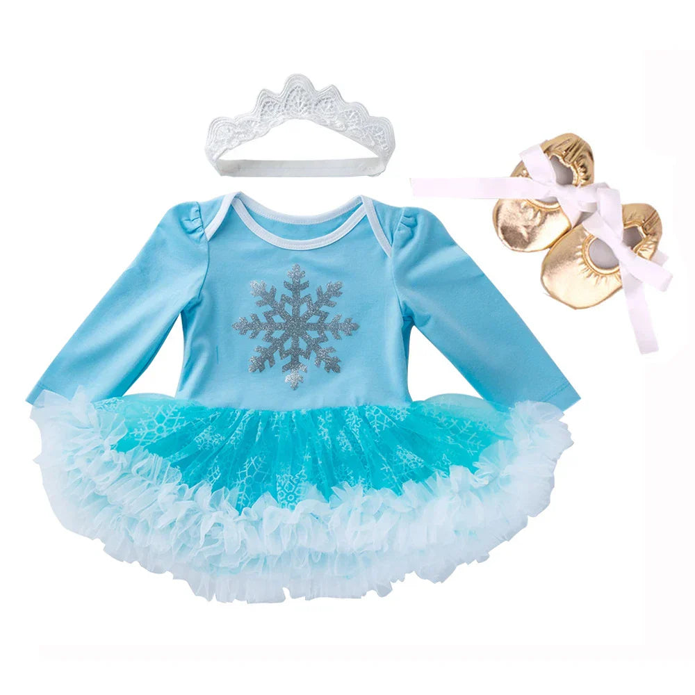 Baby girl Clothes elsa anna costume for Baby