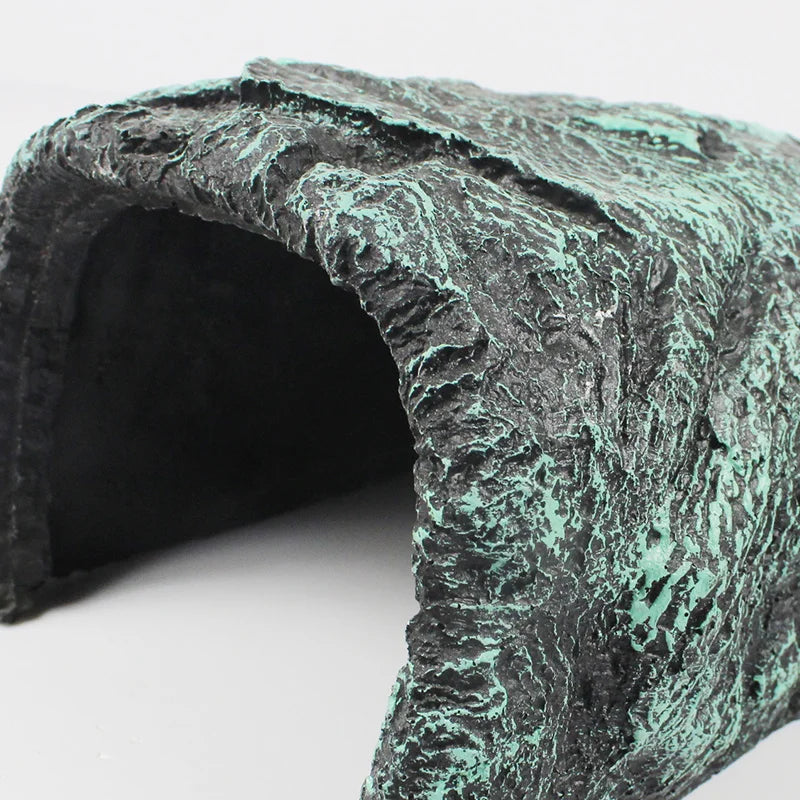 Resin Hides Cave Pet Hiding Spot Turtles Rock