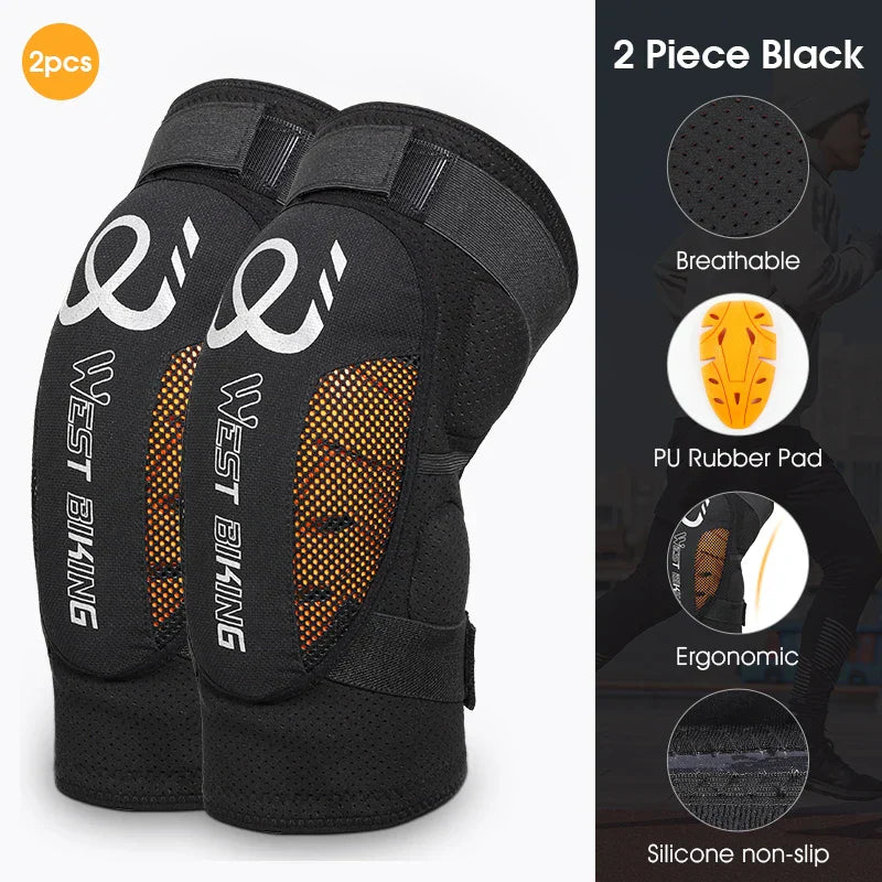 WEST BIKING Knee Pads Cycling Protector With PU