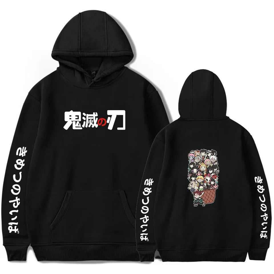 Anime Hoodie Demon Slayer Oversized Hoodies Sweatshirts Men/Womens