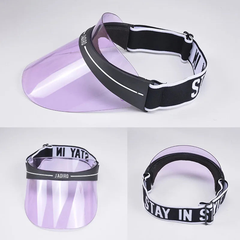 Women Fashion Letter Sports Sunshade Travel Sunscreen Driving