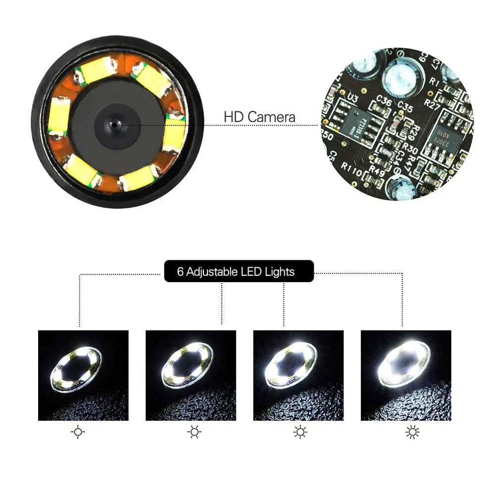 5.5/7mm Type c Endoscope 2m USB Snake Inspection