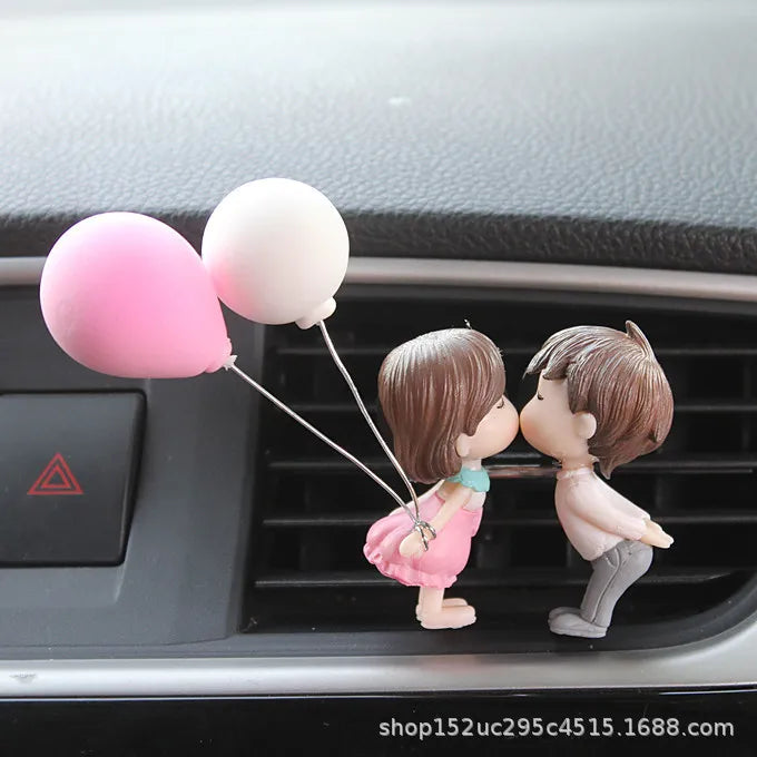 Car Air outlet clip Decoration Cute Cartoon Couples