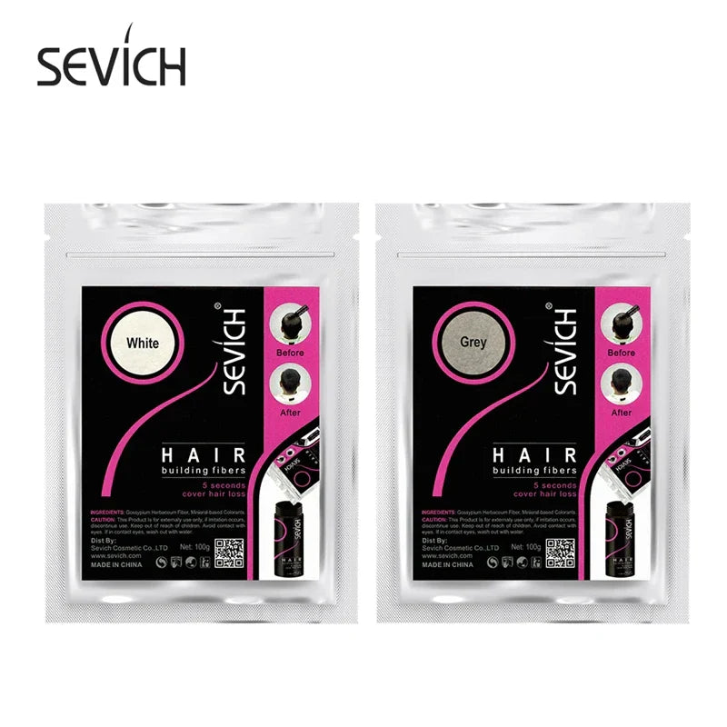 Sevich 100g Hair Fibers Refill Bag 10 Colors