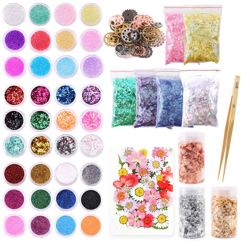 Epoxy Resin Accessories Kit With 3 Layers Box