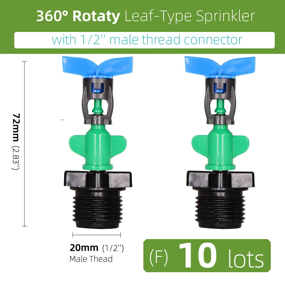 360 Degrees Leaf-Type Automatic Rotary Sprinkler Hanging Fogger