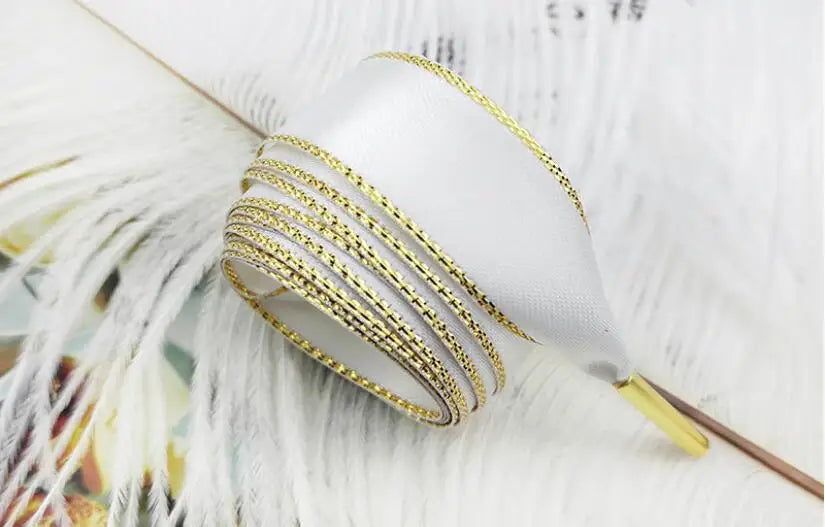 1.6cm Wide Doublesided Ribbon Satin Fashion Shoelace Creative