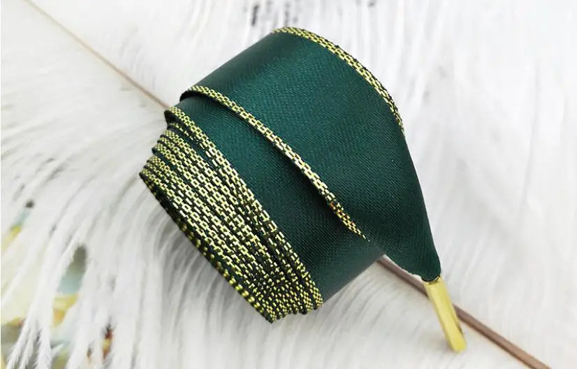 1.6cm Wide Doublesided Ribbon Satin Fashion Shoelace Creative