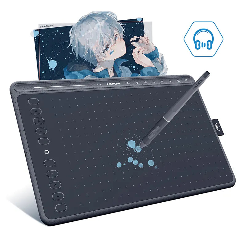 HUION HS611 Graphic Digital Drawing Tablet 266PPS Graphics