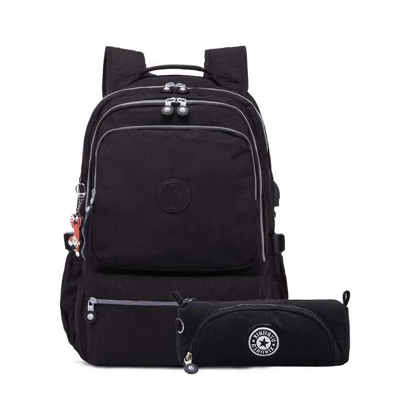 TEGAOTE Pencil Case Students Bolsa Famous Travel Nylon