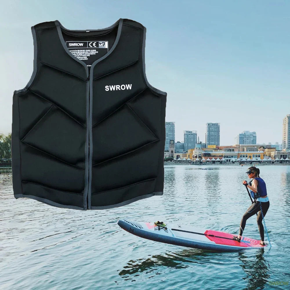 SWROW Life Jacket Fishing Vest Water Sports Kayaking