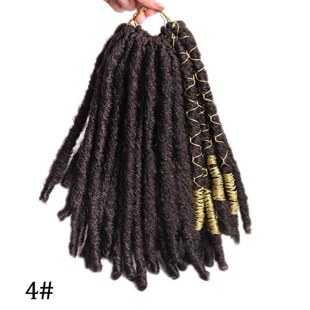 LUOYUDU Crochet Hair Dreadlocks Faux Locs Braiding Hair