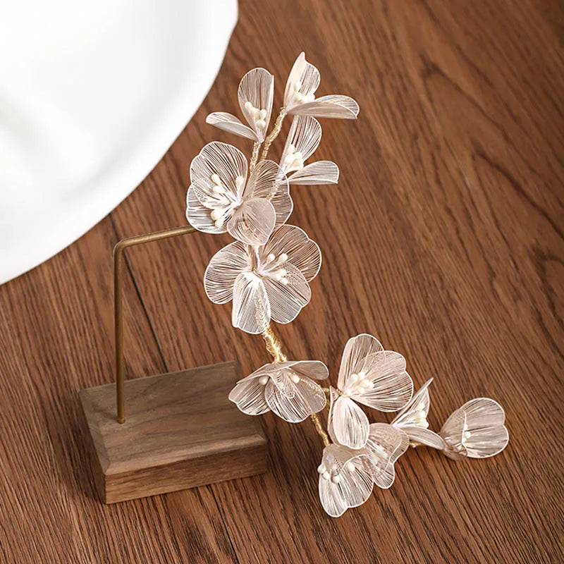 Flower Wedding Hair Accessories Hairband Bride Tiaras For