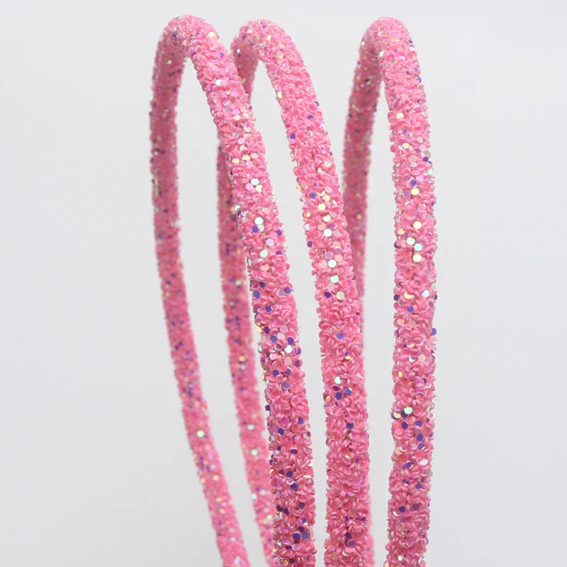 3 Piece New Girls Glitter Hair Accessories Kids