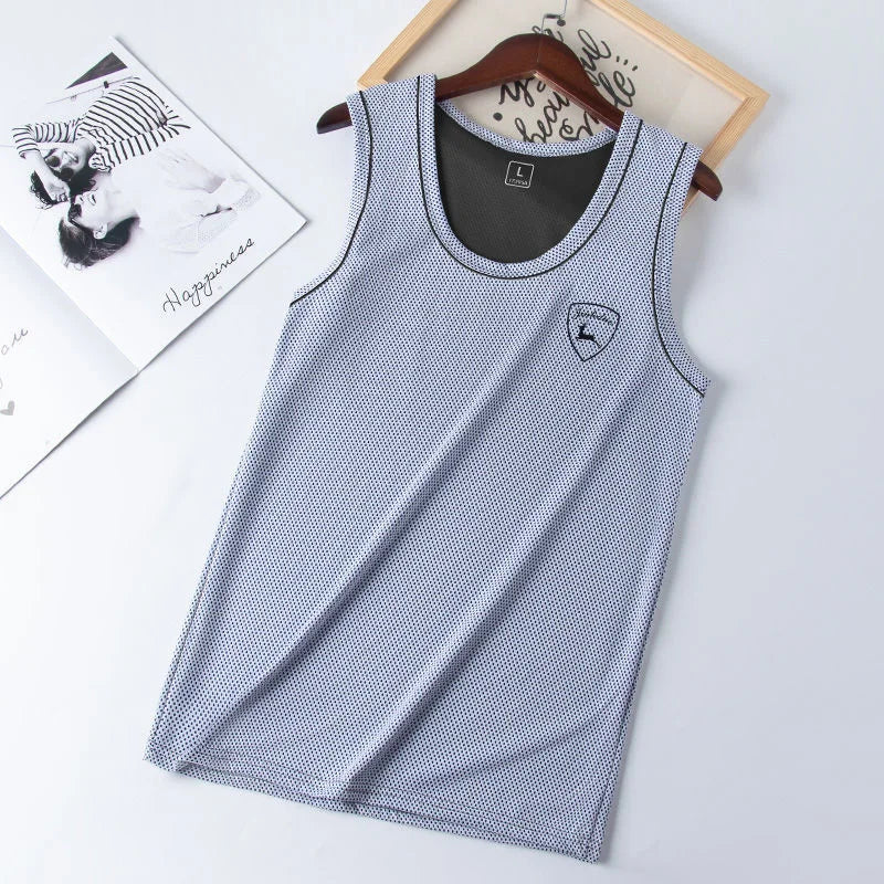 Mens Underwear Sleeveless Tank Top Solid Muscle Vest