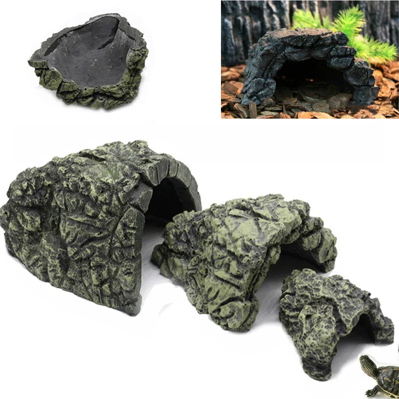 Reptile Hiding Cave Lizard Snake Turtle Hide Rest