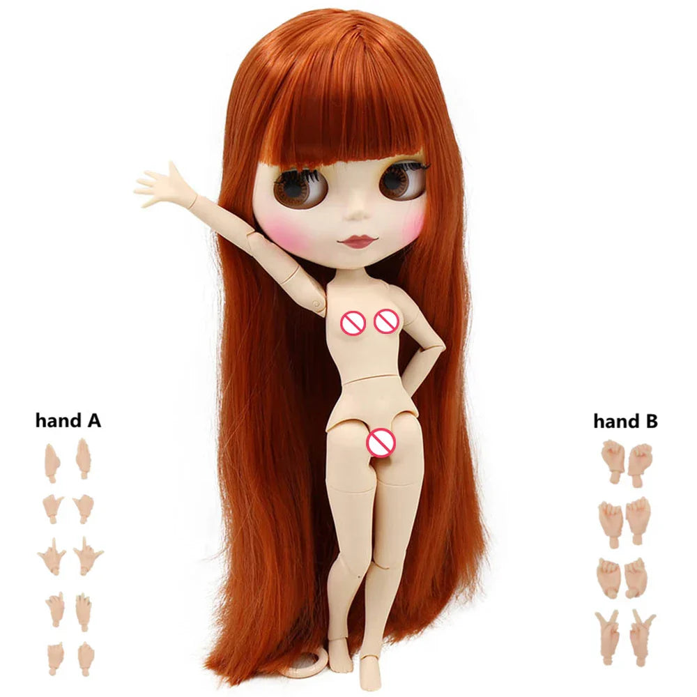 ICY DBS Blyth Doll 1/6 Joint Body DIY BJD toys Fashion Dolls girl gift Special Offer on sale with hand set A&B