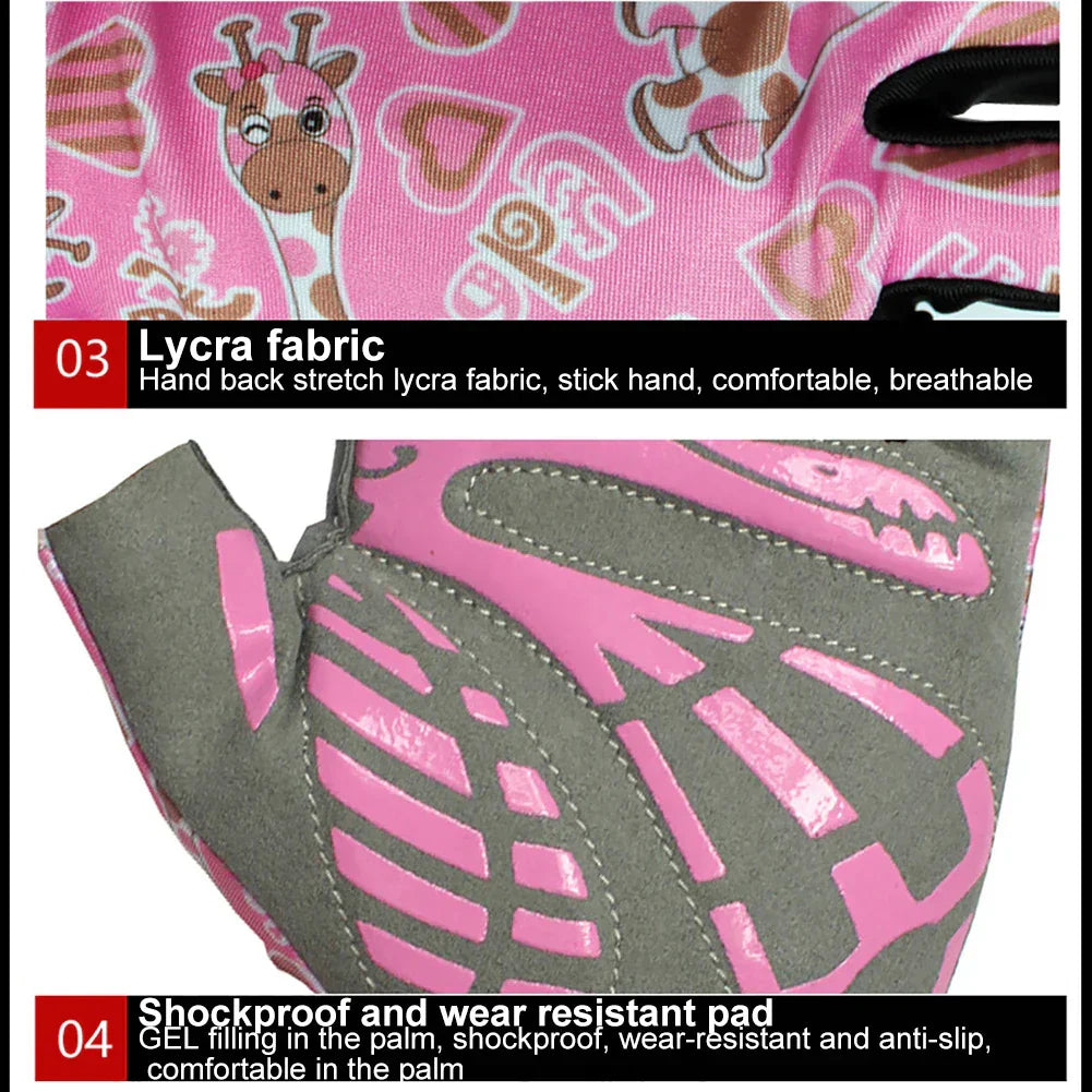 Stylish Half Finger Breathable Antislip For Sports Scooter