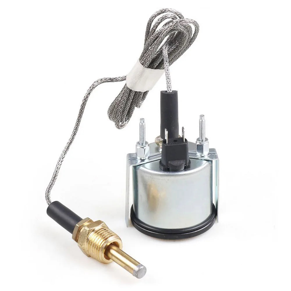 Pointer Mechanical Water Temp Car Gauge 2"52mm 40~130 Celsius Centigrade /130~265 Fahrenheit Temperature Instrument
